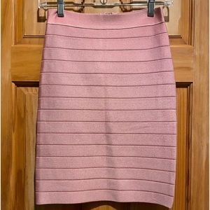 Light pink Bebe bandage skirt